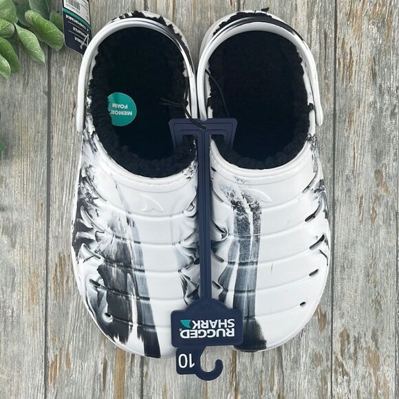 Men's Tie Dye Comfy Fuzzy Lined EVA Clogs Sandals Shoes Size 10 - Picture 1 of 4